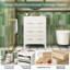 Ensemble de meuble-lavabo sur pied 24 po avec lavabo en céramique, ensemble de meuble-lavabo simple autoportant avec 3 tiroirs et cadre en bois massif-1443027737