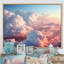 «Sky Clouds», impression sur toile, paysage naturel bleu - nuages, ciel-423677366-423677364