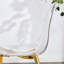 Ensemble de 4 chaises de salle à manger transparentes - Pieds en métal doré, siège confortable, support pour animaux de compagnie, design moderne et élégant, structure simple en plastique, ergonomie
