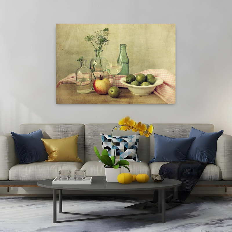 Art contemporain contemporain rustique, H 40 po x l 60 po