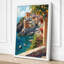 Mediterranean Village Coastal - Wrapped Canvas-1063146140-1063146142