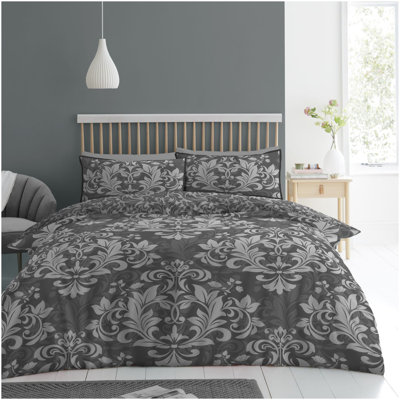 Cotton Blend Floral Duvet Cover Set with Pillowcases