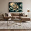 Art mural sur toile bleu nautique moderne maritime-418387817
