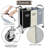 Metal Laundry Cart with Wheels-109104885
