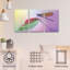 Ensemble de 3 panneaux muraux - Fabrizio Daminelli «Calopteryx Splendens», art mural sur toile pour le salon, la chambre à coucher ou le bureau 