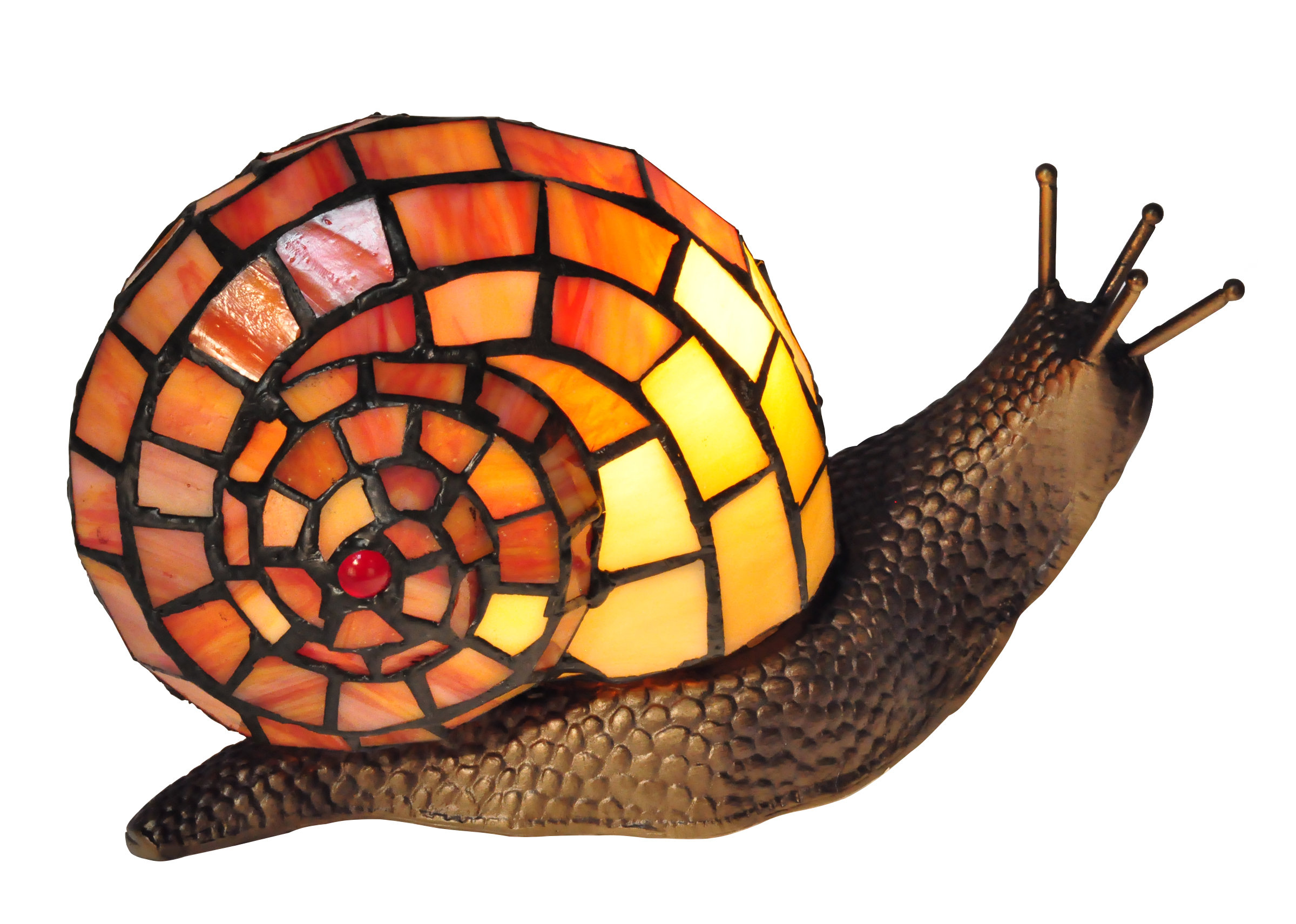 Charlton Home® Chudleigh Snail 5.75" Lighted Art Glass Novelty Light & Reviews | Wayfair