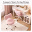 Fauteuil de meuble-lavabo contemporain pivotant rembourré à boucles Teddy-1868321266