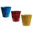 Bleu / jaune / rouge foncé