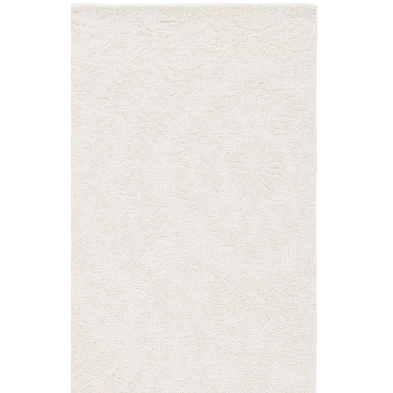 Narra 401 Hand Tufted Wool Pile Floral Rug, Square 6'