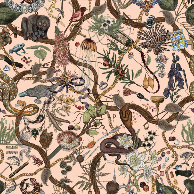 Glamour Life Wallpaper, Blush