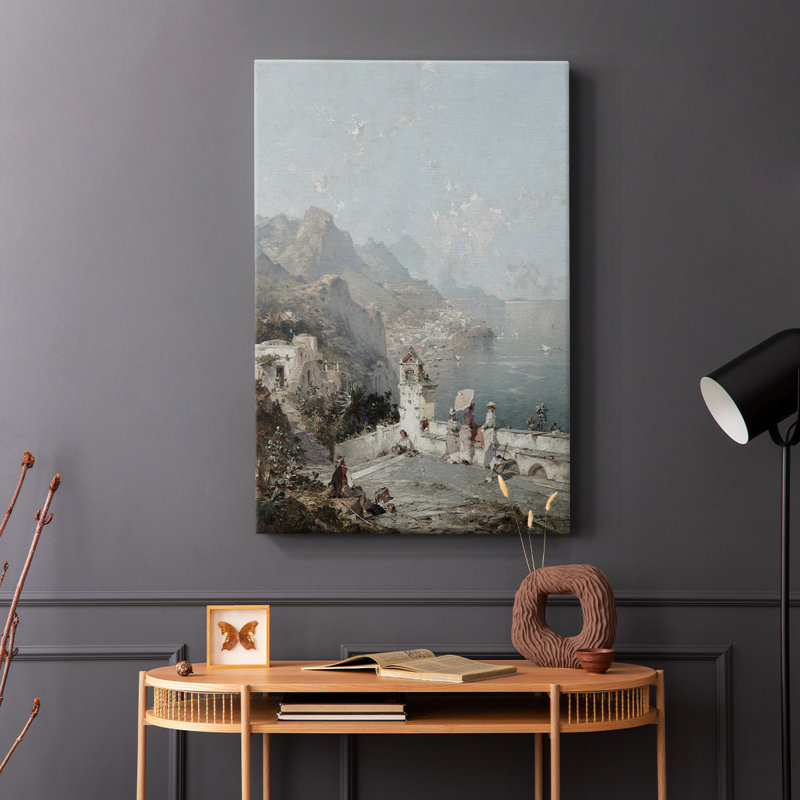 Paysage rétro CLXI - galerie Cavas, H 36 po x l 24 po