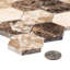 Channing 2 in. Hexagon Honeycomb Mosaic Tile-50210692