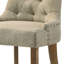 Ensemble de 2 chaises parsons à dossier capitonné beige et chêne patiné-817613674-817613677