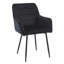 Kilduff Velvet Upholstered Dining Chair with Armrests-110990743-129588259