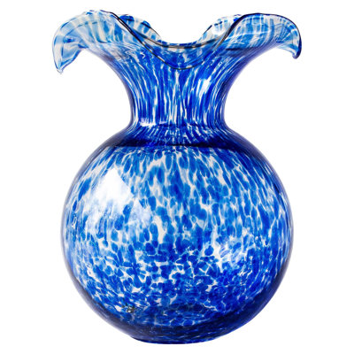 Hibiscus Handmade Glass Table Vase