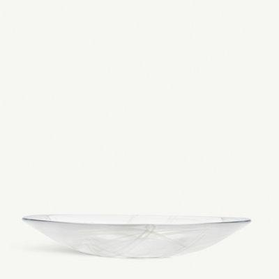 Kosta Boda Contrast Lead Free Crystal Platter