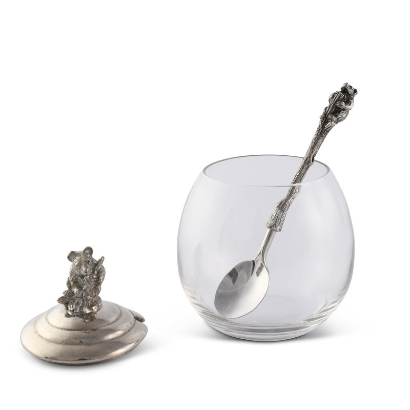 Woodland Creatures Glass Jar