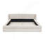 Grand cadre de lit tapissier grand avec tissu épais, lit plateforme très grand en chenille avec tête de lit et structure solide-1513554214