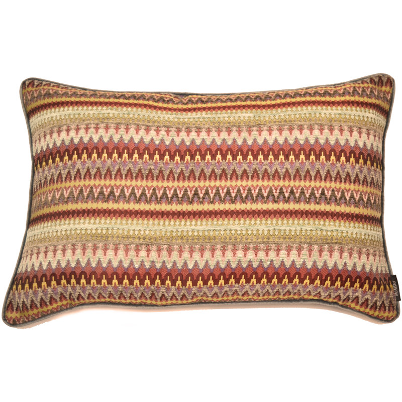 Mastrangelo Chevron Rectangular Cushion Cover, 50cm x 30cm, Red/Purple
