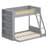 Space-Saving Bunk Bed with Storage Shelves and LED Accent Lights-468589461