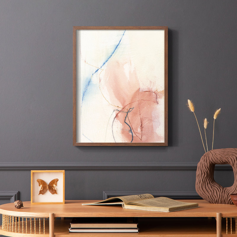 Impression encadrée Barxan II - bois massif, H 28 po x l 22 po, Brun