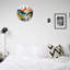 Multicolore, horloges murales colorées 12 po x 12 po