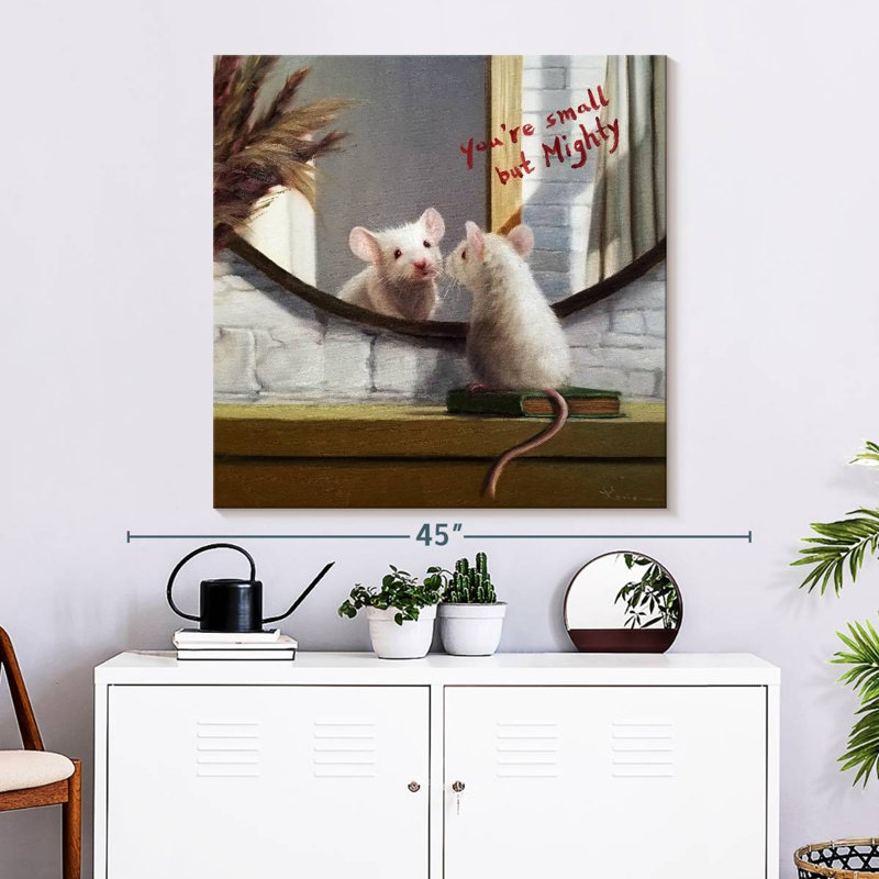 Brampt Mighty Mouse, 33" H x 33" W