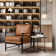 81Cm Wide Faux Leather Armchair