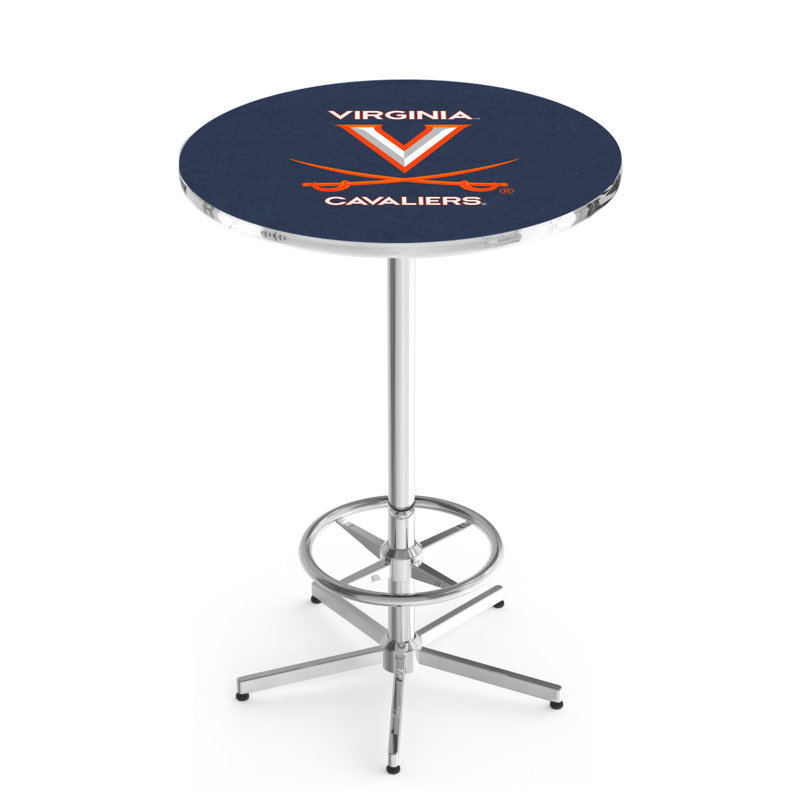 NCAA Round Dining Table, University of Virginia