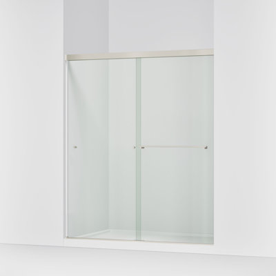 Revel 59.63" x 70" Double Sliding Shower Door with CleanCoat Technology