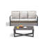 2-Piece Wicker Patio Conversation Set With Cushions & Coffee Table-356870044