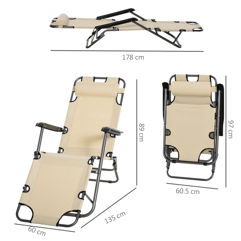 Gulfan 135cm Long Reclining Single Chaise