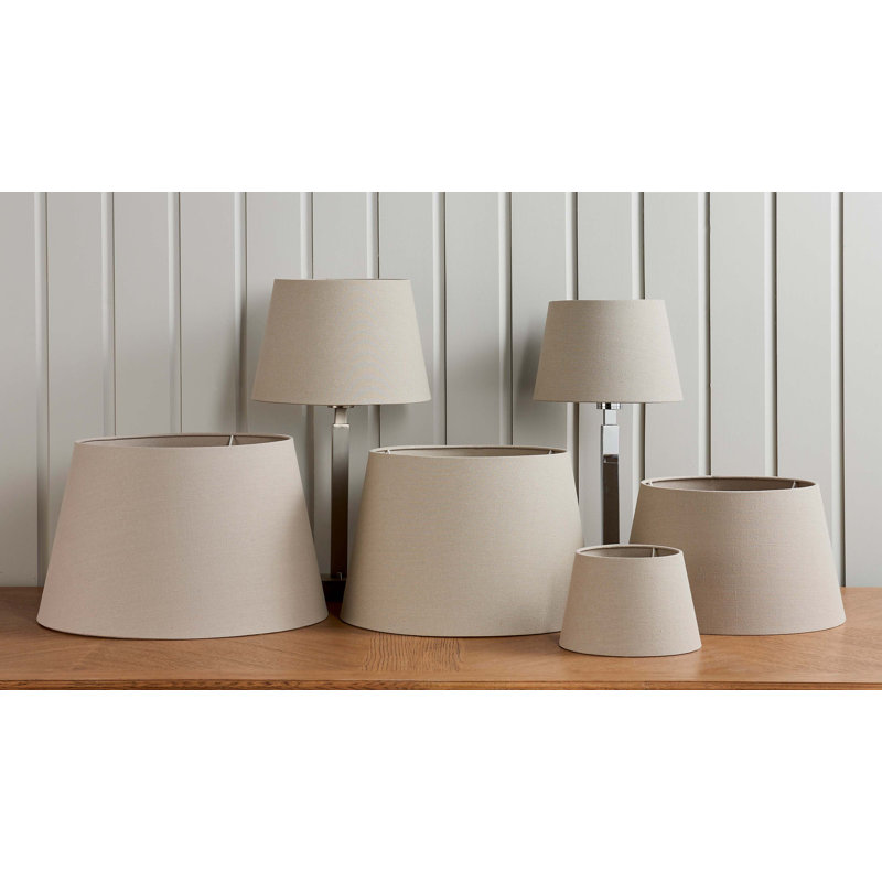 40.6cm Fabric Empire Lamp Shade, Grey