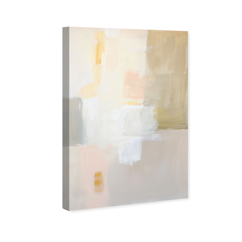 Pastel Embers IV Canvas Abstract Print by Oliver Gal, Black Frame, 10 x 15, 15"H x 10"W, Canvas Unframed