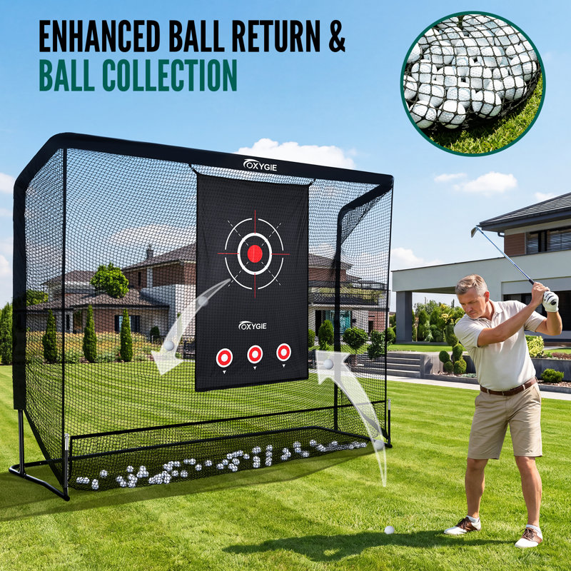 Filet de pratique de golf de 10 pi x 7,5 pi OXYGIE