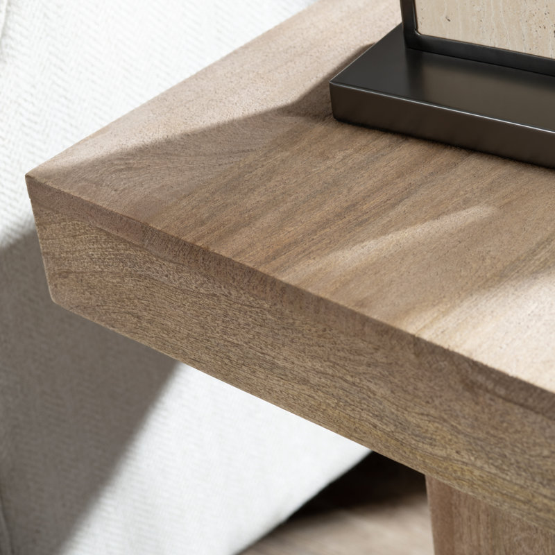 Chenul Square Solid Wood Accent_End Table
