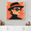 Orange orange dans les années 60, couleur I - décoration murale encadrée Pop Art-132476446-132476449