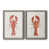 Toile avec cadre gris