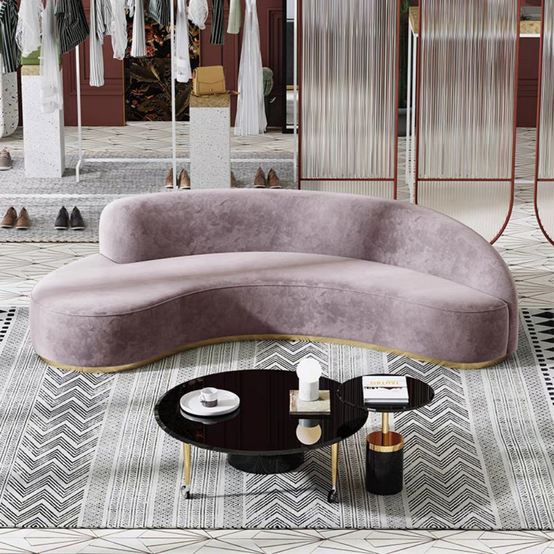 Canapé moderne minimaliste et créatif, Rose