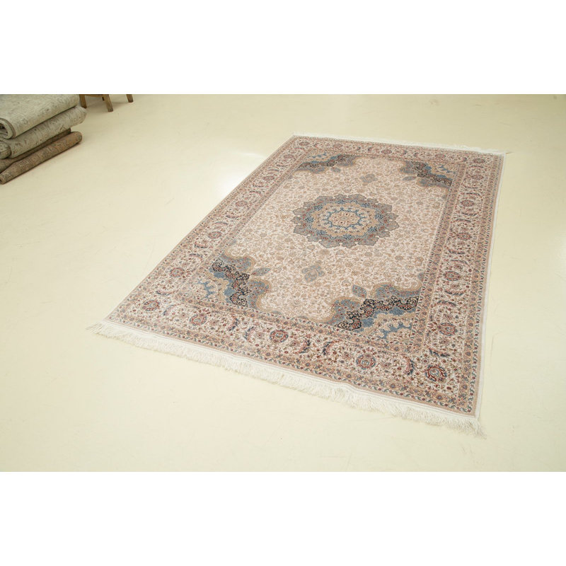 Tapis contemporain moderne touffeté à la main 5X8, Rectangle 5 pi 2 po x 7 pi 6 po