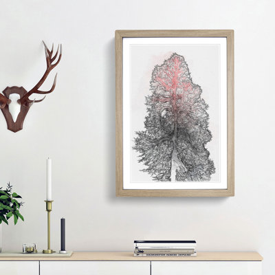 Colour of the Tree in Abstract - Picture Frame Graphic Art Print