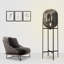 Lampe de plancher de chambre à coucher haut de gamme Iron Artistic Minimalist-118384355-118384358