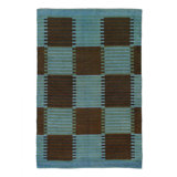 Scandinavian reversible Over Dyed rug 5'9'' X 8'9''