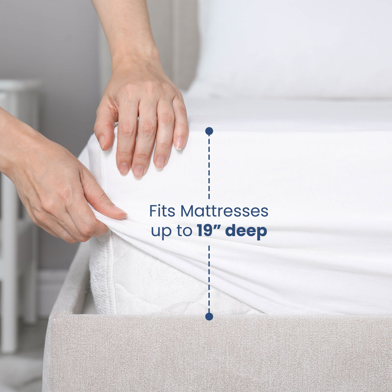 Martex 400 Thread Count Luxury Sheet Set 100% Long Staple Cotton Sateen Weave Silky Soft & Durable, Wrinkle & Fade Resistant, Deep Pocket