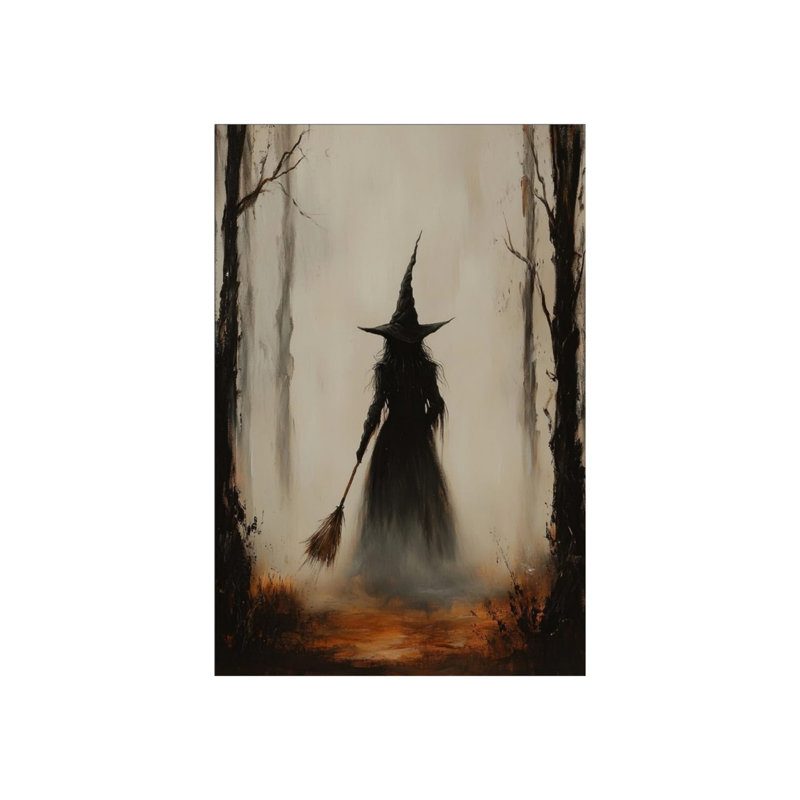 Art mural 24 po x 36 po Rustic Witchy