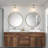 Bathroom Semi-Recessed Vessel Sink Ceramic Above Counter Basin Sink-124176885-124176886-118434222