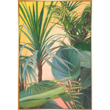 Serene Garden II Framed Painting Canvas