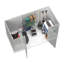 Abri de rangement en métal galvanisé l 10 pi x P 5 pi Absco Premier-92301378