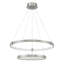 Lustre à DEL en nickel antique Dennell
