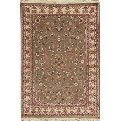 Silk and Wool Oriental Indoor Rug